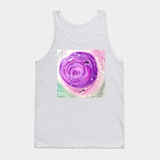 Morning dew on an abstract rose Tank Top